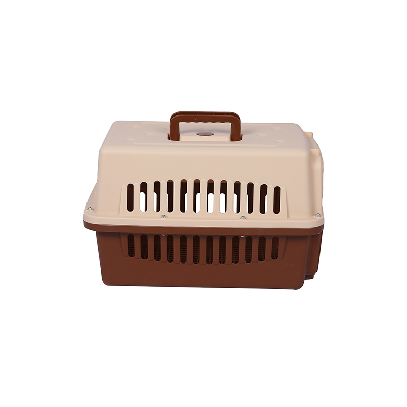 Caja de viaje de plástico para perros y gatos fácil de llevar para jaulas para mascotas jaula de viaje portátil jaula de transporte de plástico para gatos